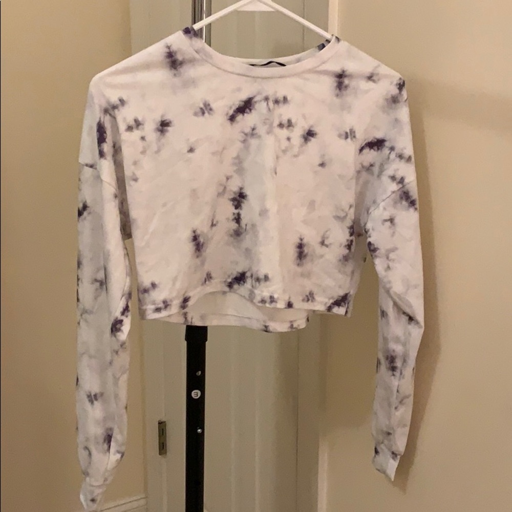 Cropped tie-dye matching outfit